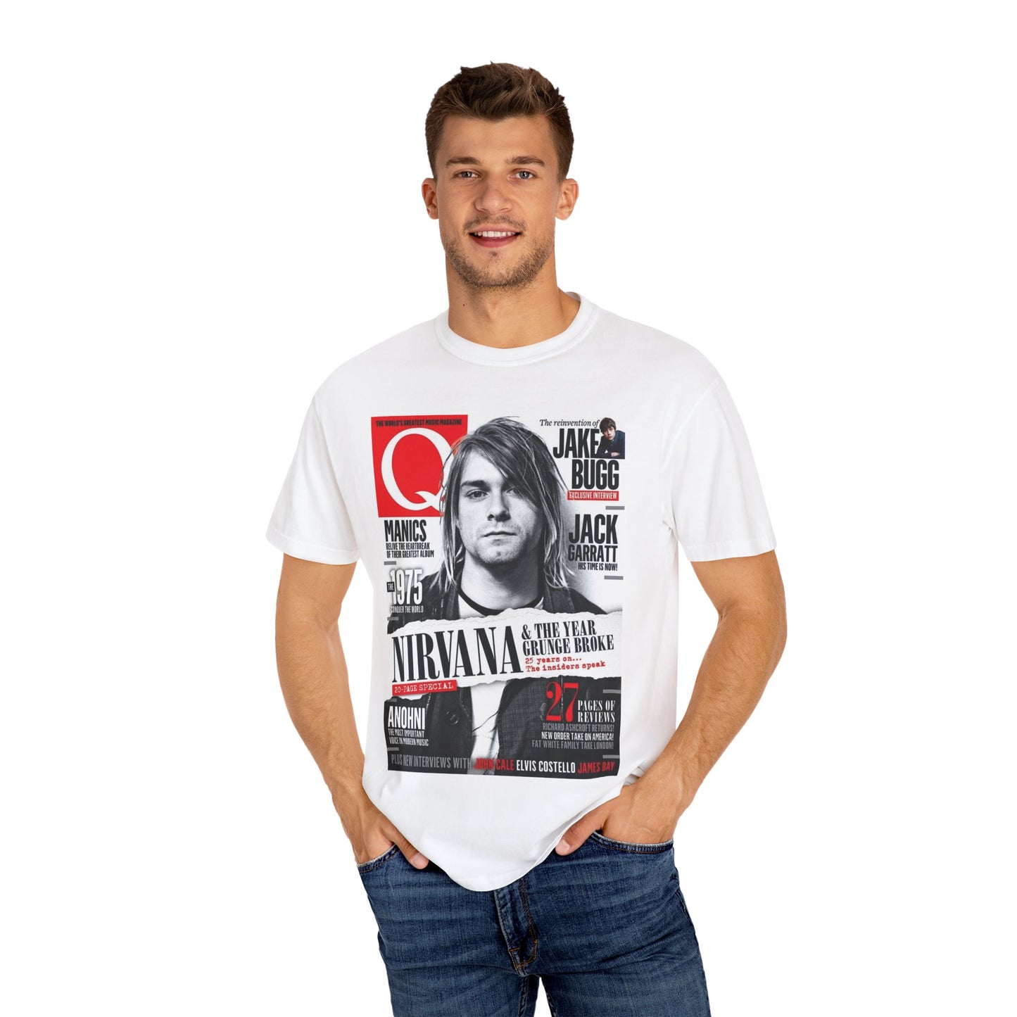 Nirvana Graphic T-Shirt - Retro Rock Apparel for Music Lovers