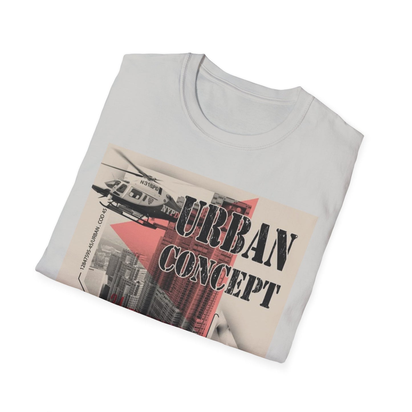 Urban Concept Unisex T-Shirt, Streetwear Tee, Graphic Tee, Casual Fashion, Gift for Him/Her, Trendy Urban Wear