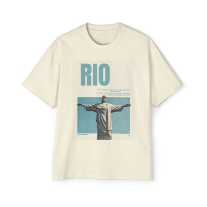 Rio Vintage Poster T-Shirt — Christ the Redeemer Travel Tee