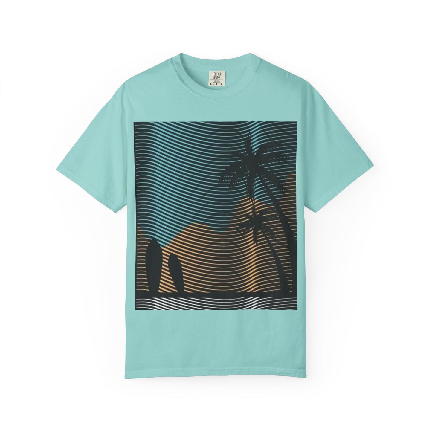 Chill Vibes Unisex Garment-Dyed T-Shirt for Beach Lovers, Summer Casual Wear, Vacation Tee, Relaxed Fit, Gift for Him/Her