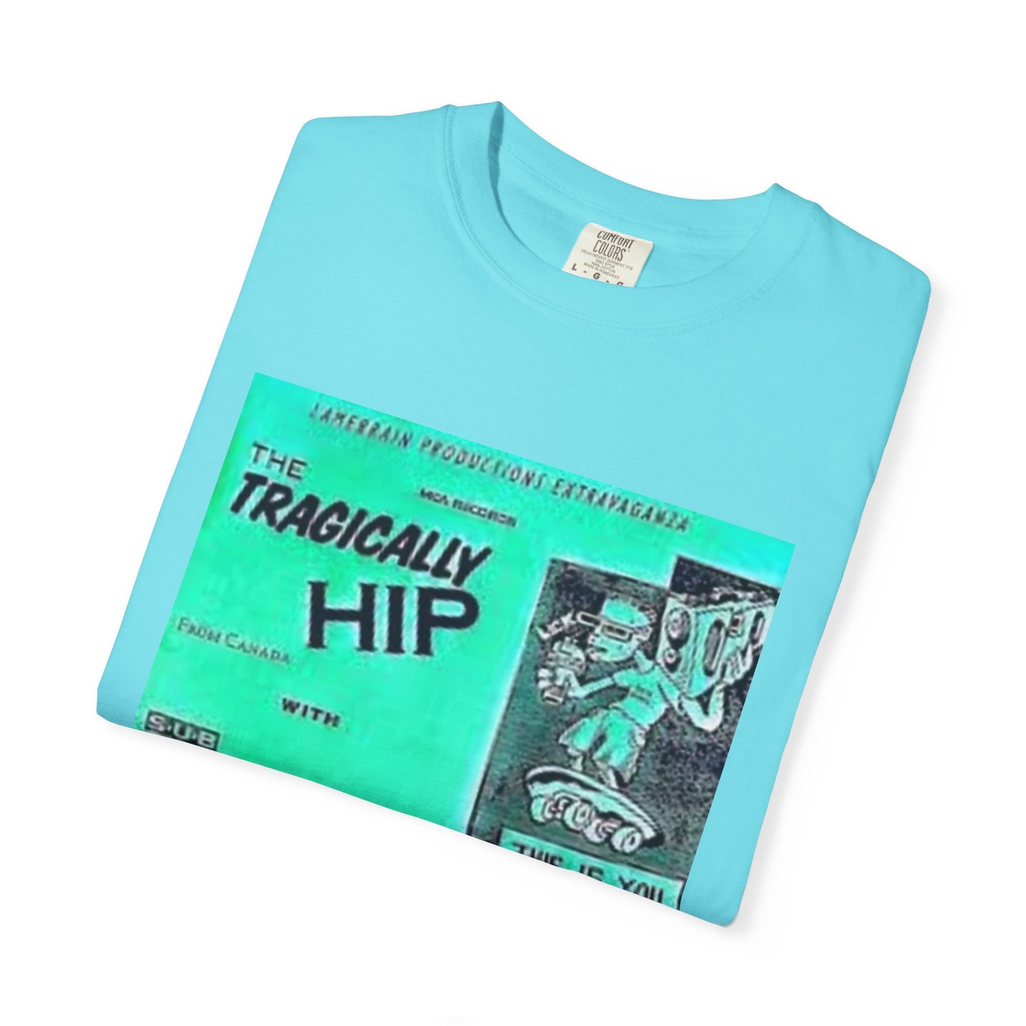 Retro Band Graphic T-Shirt - Nirvana & Tragically Hip Design