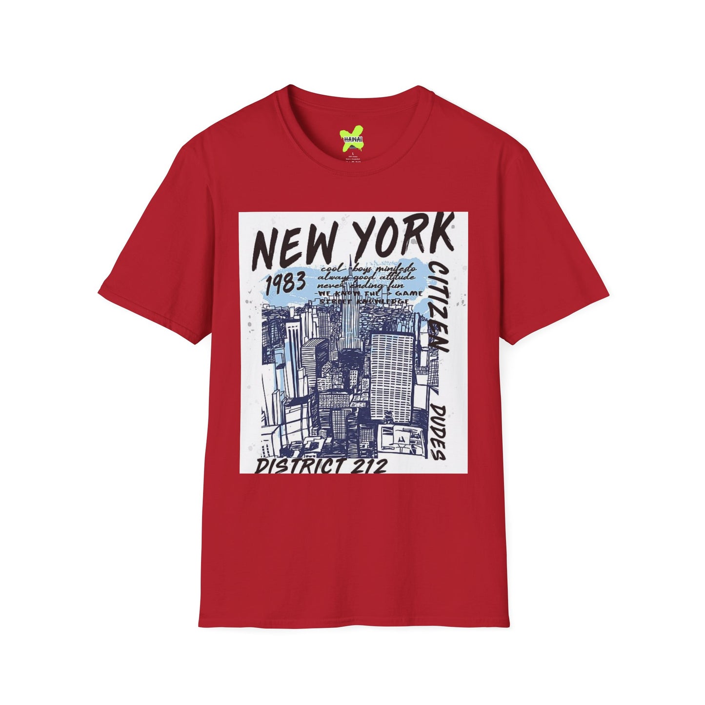 New York City Graphic Unisex T-Shirt - 1983 District 212 Design