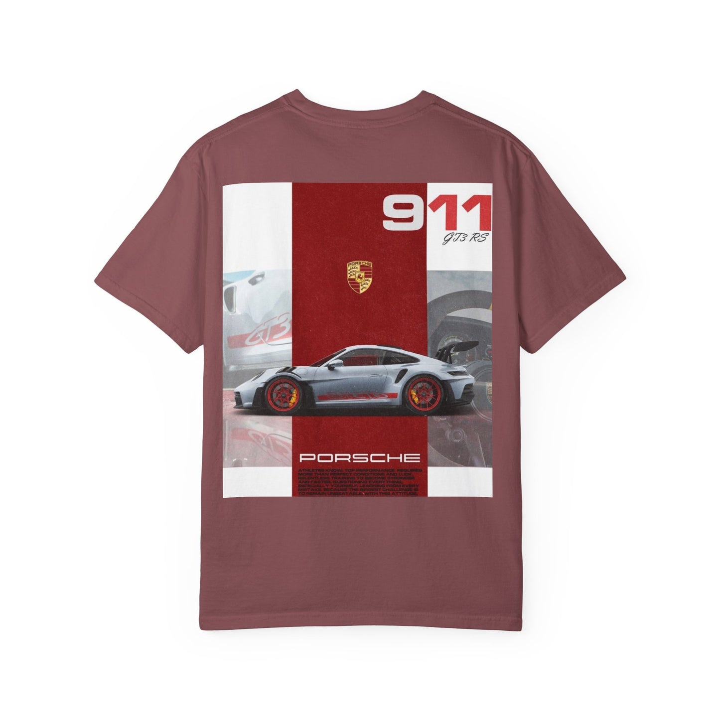 Porsche 911 Unisex Garment-Dyed T-Shirt - Classic Car Enthusiast Tee