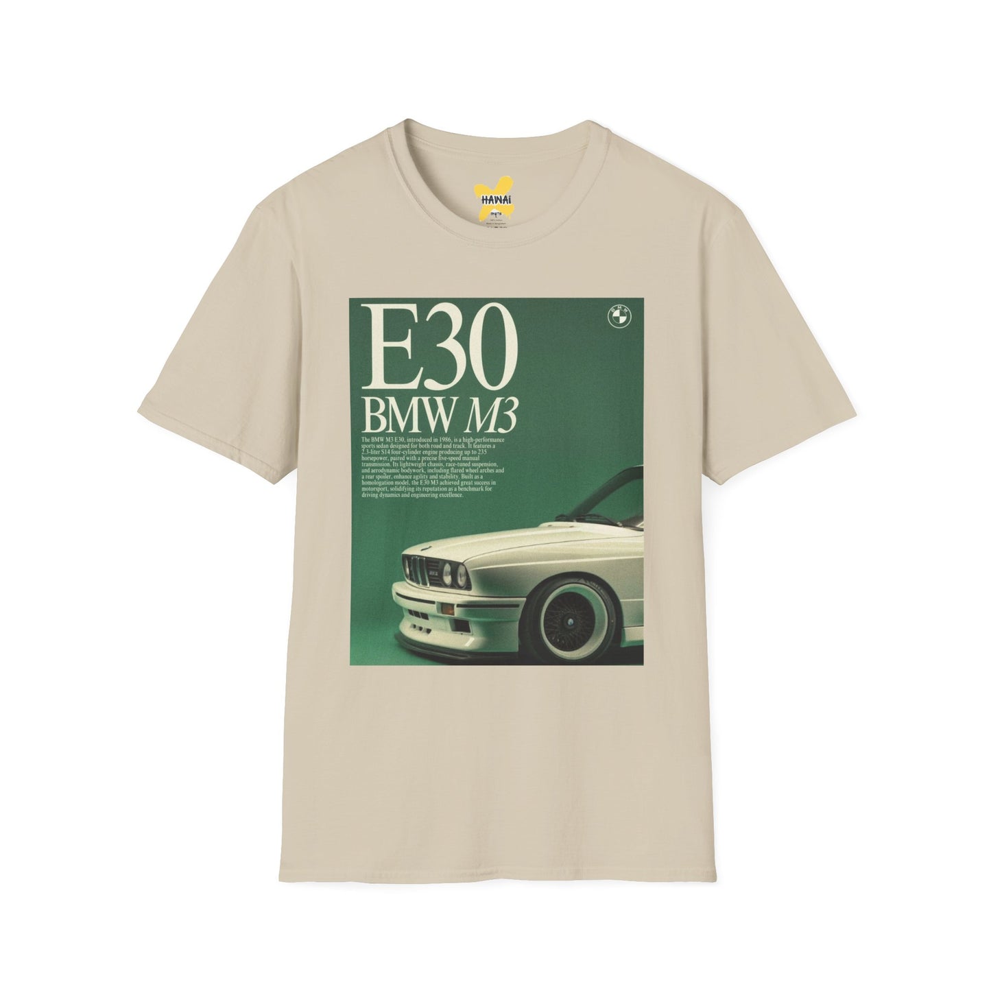 E30 BMW M3 Graphic Unisex T-Shirt - Classic Car Enthusiast Tee