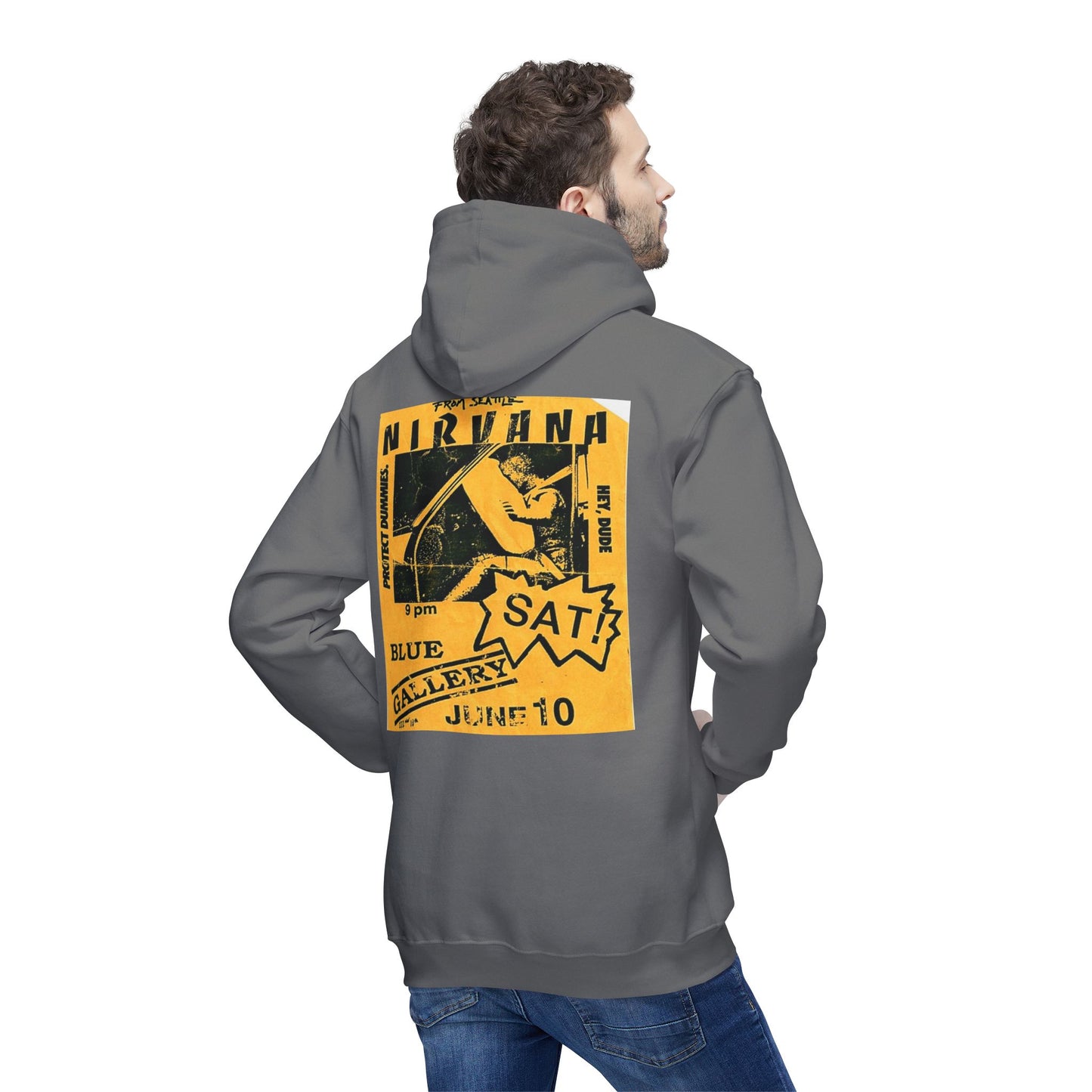 Vintage Band Graphic Unisex Hooded Sweatshirt - Made in USA