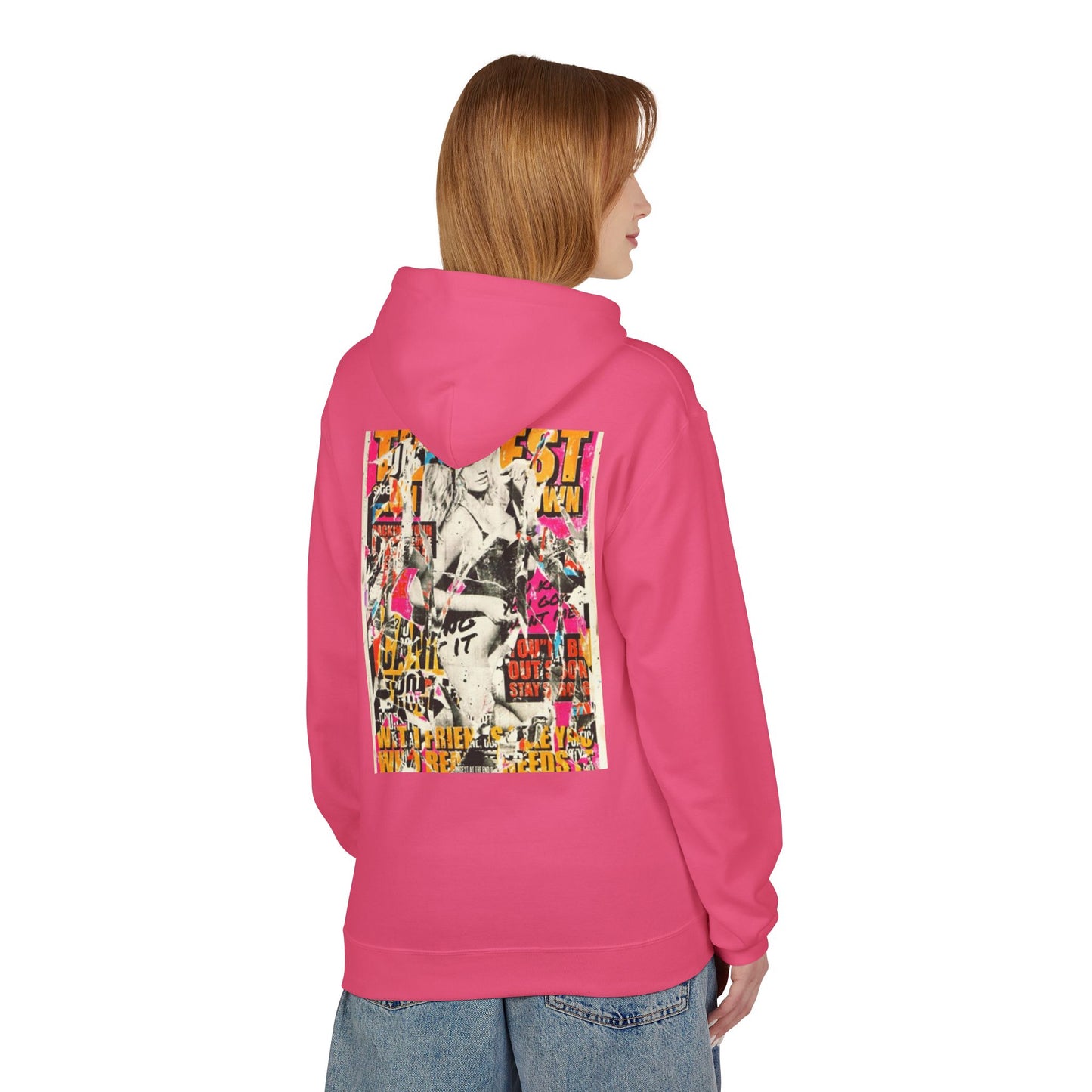 Unisex Midweight Softstyle Fleece Hoodie - Trendy Graphic Art Design