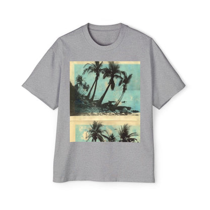 T-Shirt — Vintage Palm Beach Graphic Tee (Retro Tropical Sunset)