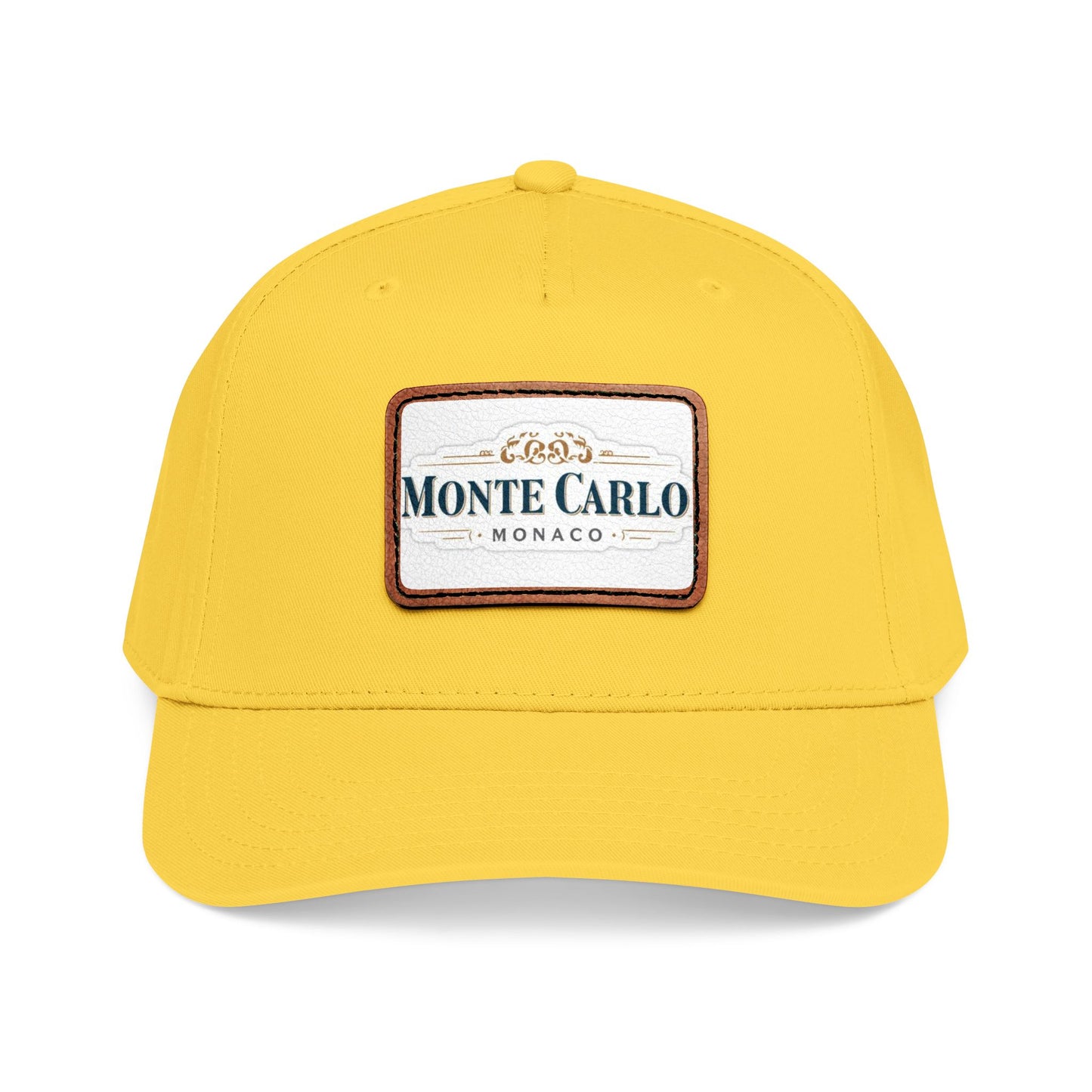 Monte Carlo Leather Patch Baseball Cap