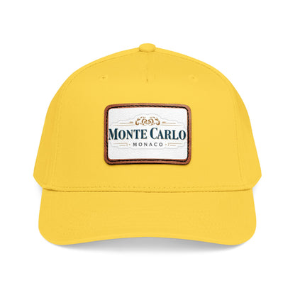 Monte Carlo Leather Patch Baseball Cap