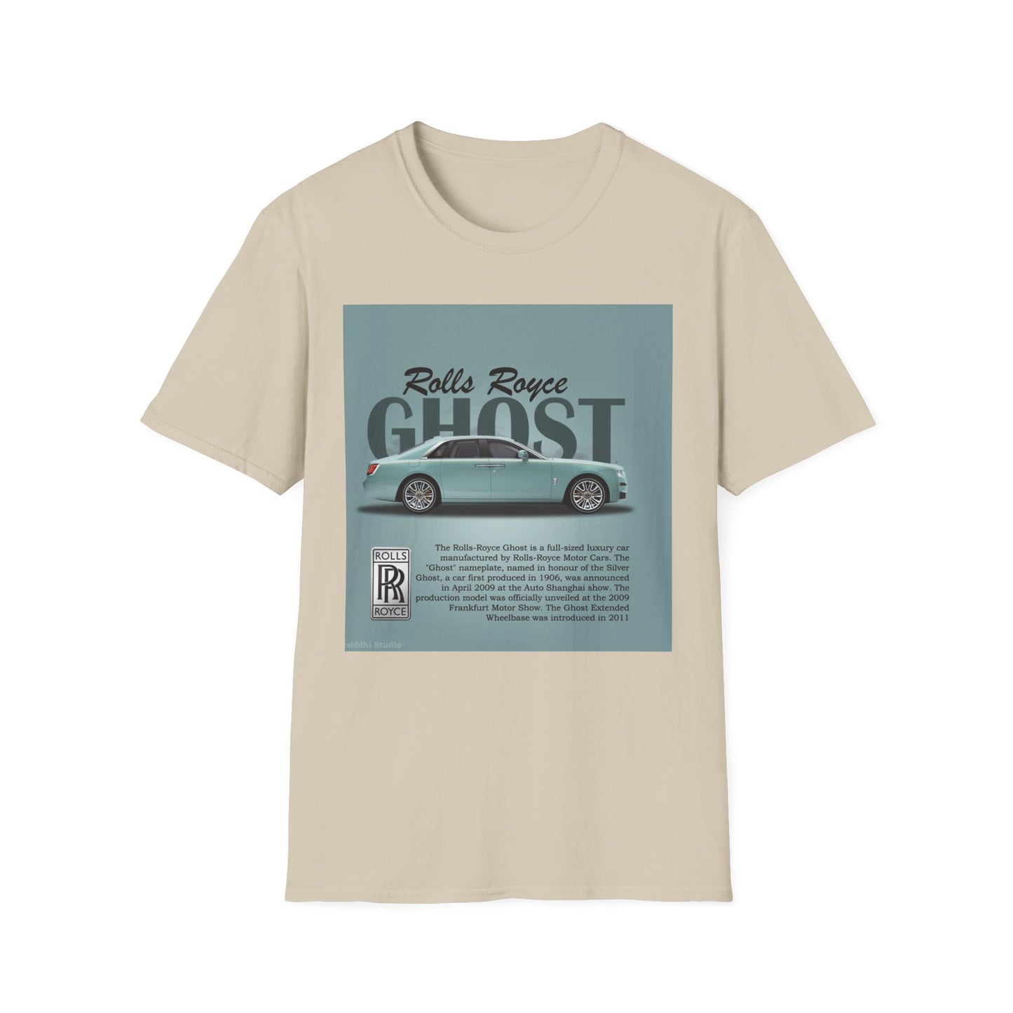Vintage Rolls Royce Ghost T-Shirt - Classic Car Enthusiast Tee