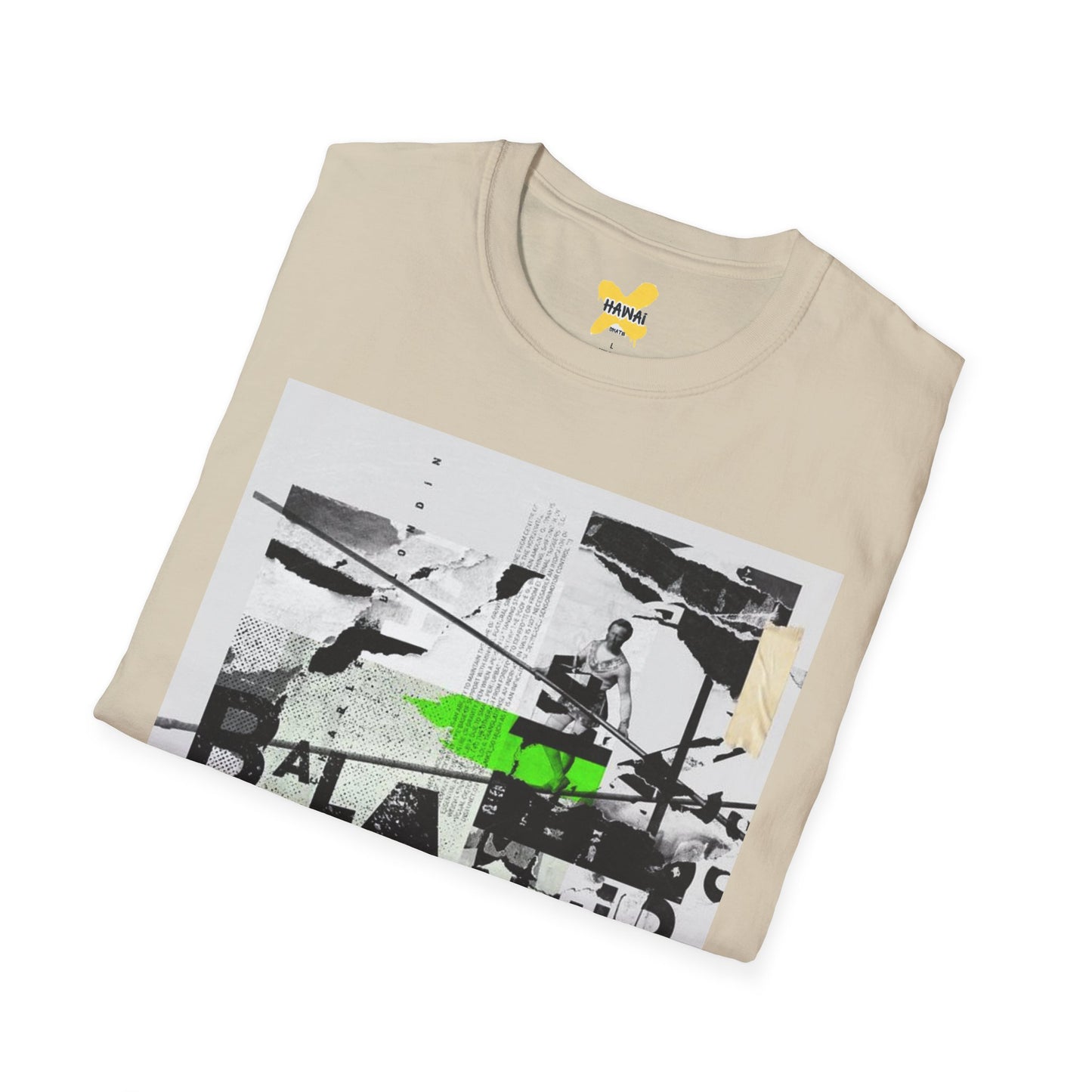 Retro Graphic Tee - Balance Art Design for Casual Style