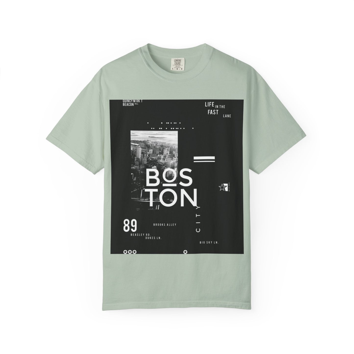 Boston Graphic Unisex T-Shirt, Casual Urban Style Tee, Gift for Travelers, Fashion Aesthetic Apparel, Streetwear Fashion