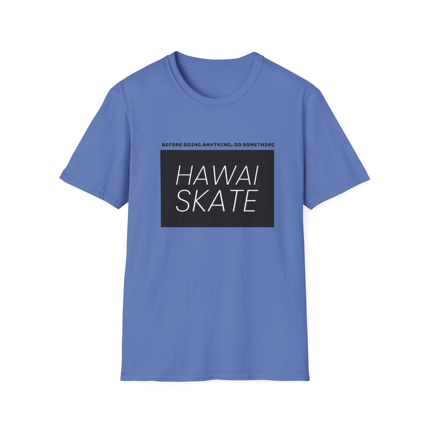 Hawaiian Skate Inspired T-Shirt, Casual Summer Wear, Skateboarder Gift, Beach Day, Graphic Tee, Cool Streetwear