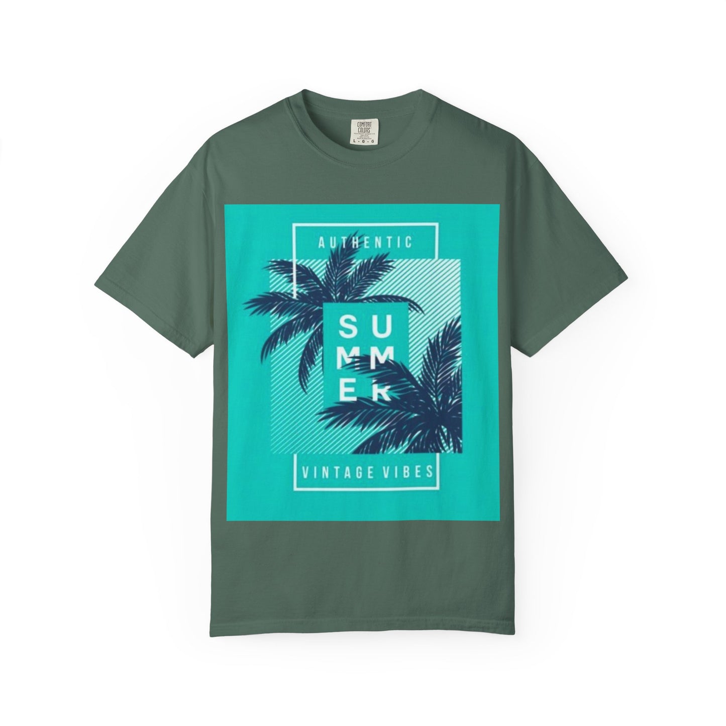 Summer Vintage Vibes T-Shirt — Palm Tree Graphic Tee