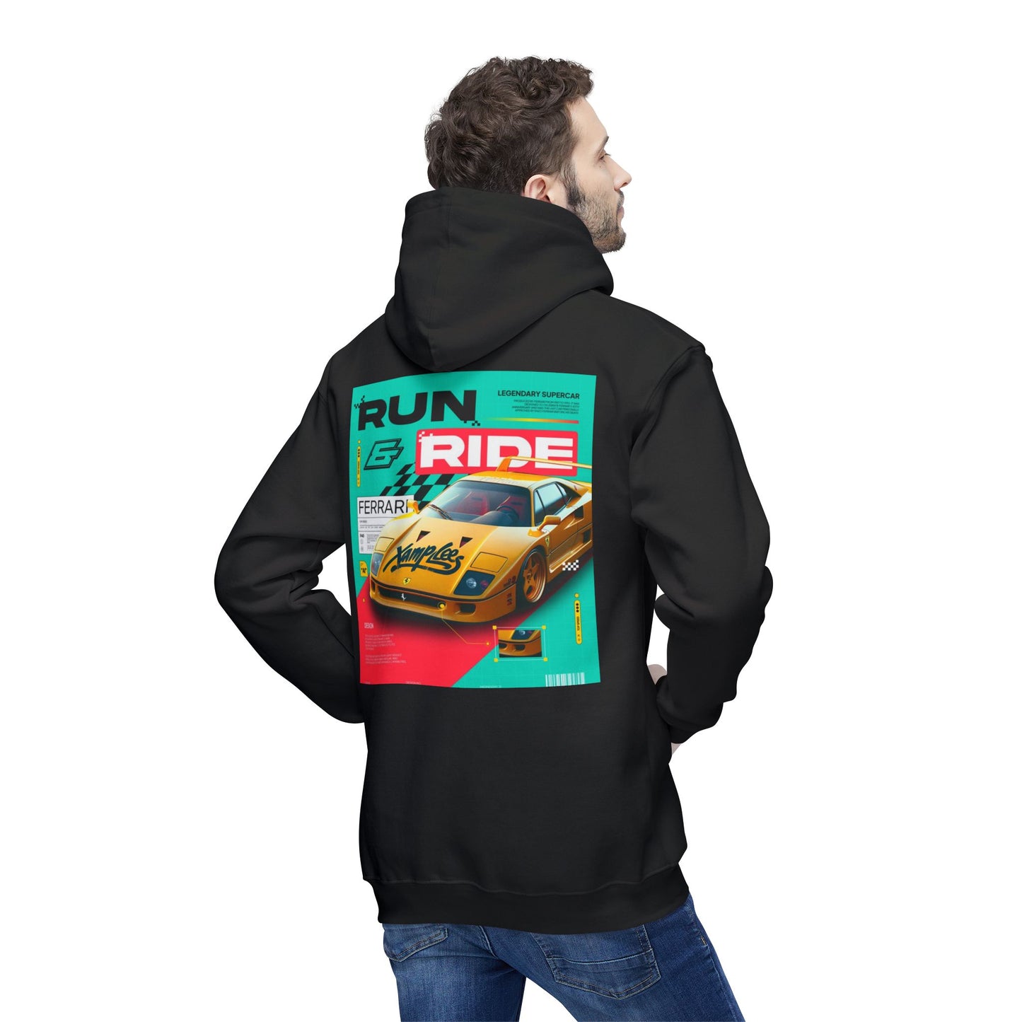 Unisex Hooded Sweatshirt, Made in US