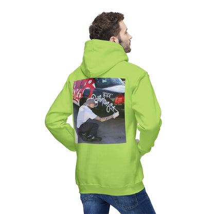 Urban Graffiti Unisex Hooded Sweatshirt - Street Art Inspired