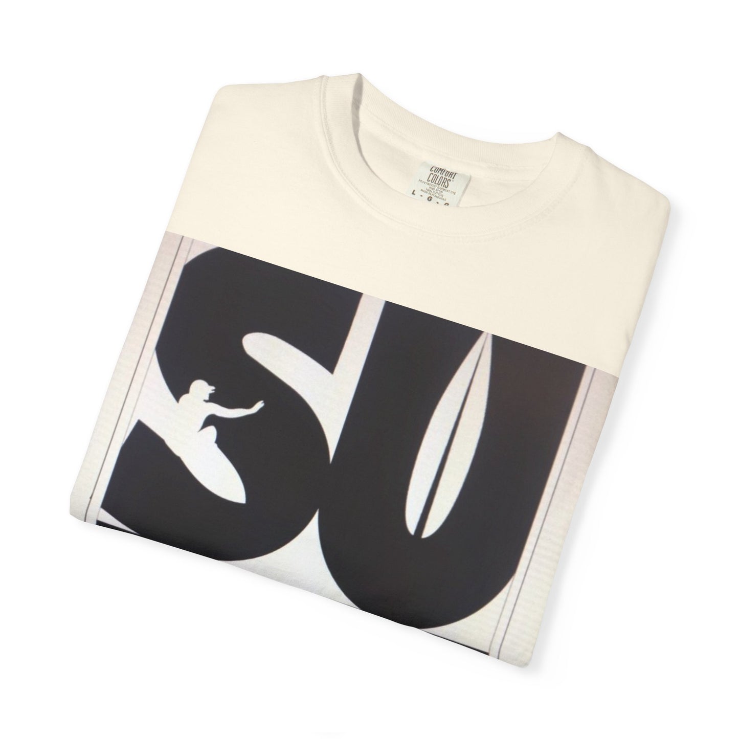 Surf Inspired Unisex Garment-Dyed T-Shirt, Beachwear, Casual Summer Tee, Surfing Gift, Trendy Streetwear, Comfortable Lifestyle Top