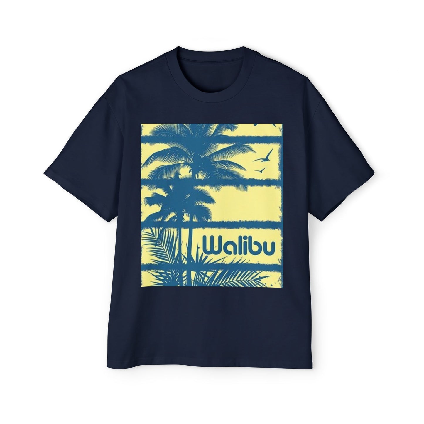 Malibu Palm Tee — Vintage Surf Graphic T-Shirt