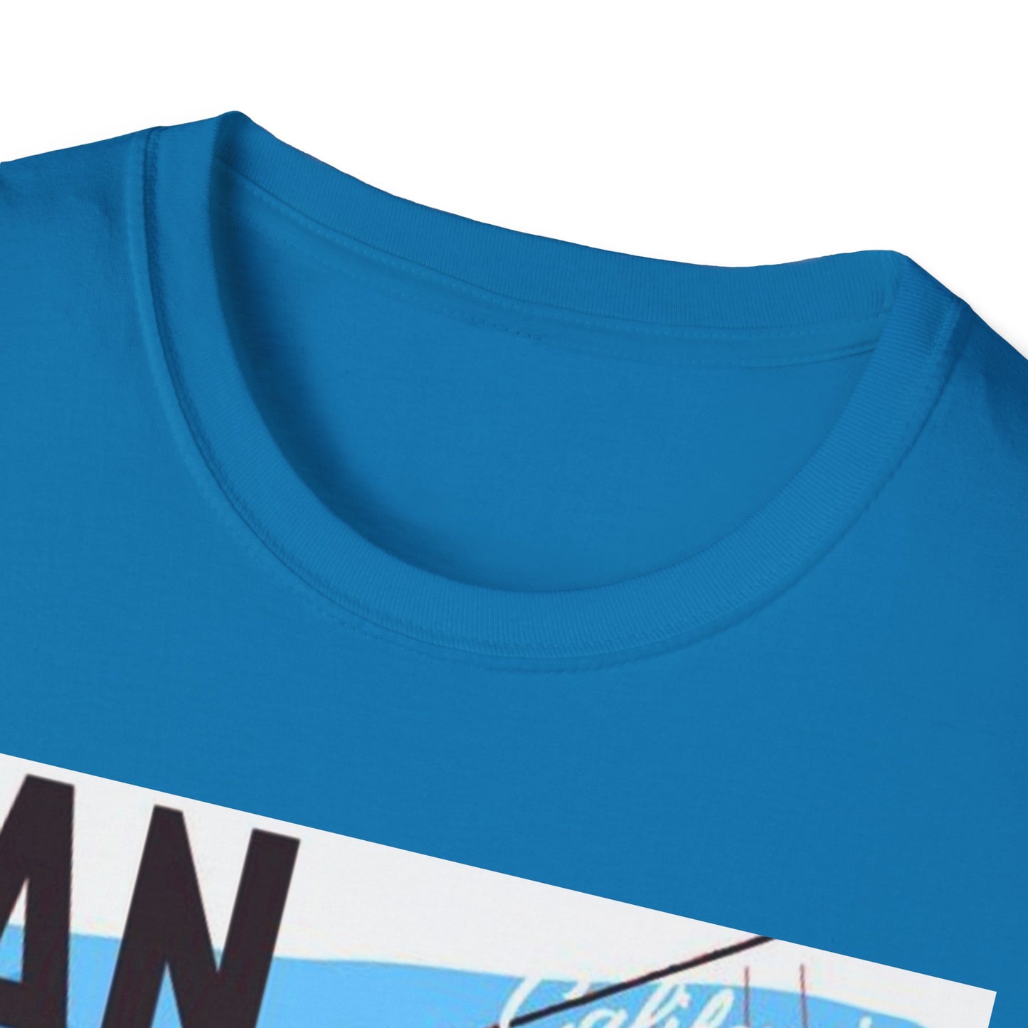 San Francisco Graphic Unisex Softstyle T-Shirt - California Vibe, Perfect for Beach Lovers