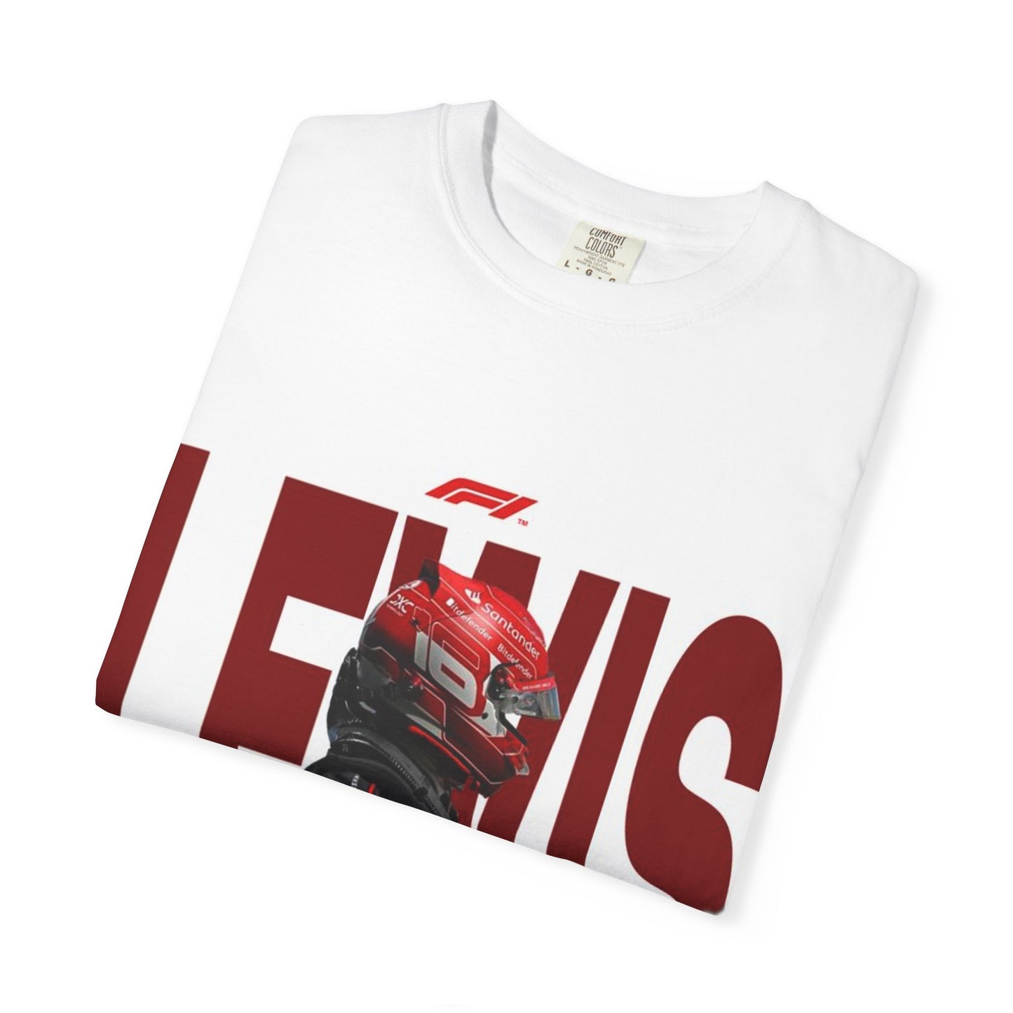 Lewis Hamilton F1 Unisex Garment-Dyed T-Shirt - Perfect for Racing Fans