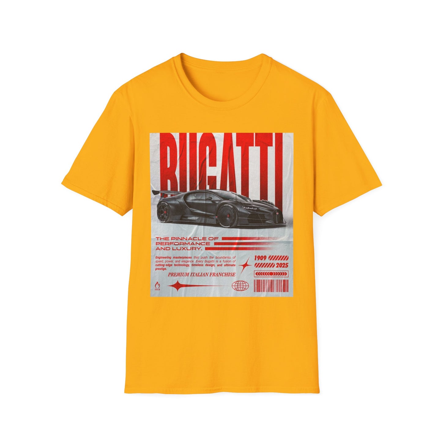 Luxury Bugatti Unisex T-Shirt - Performance & Style