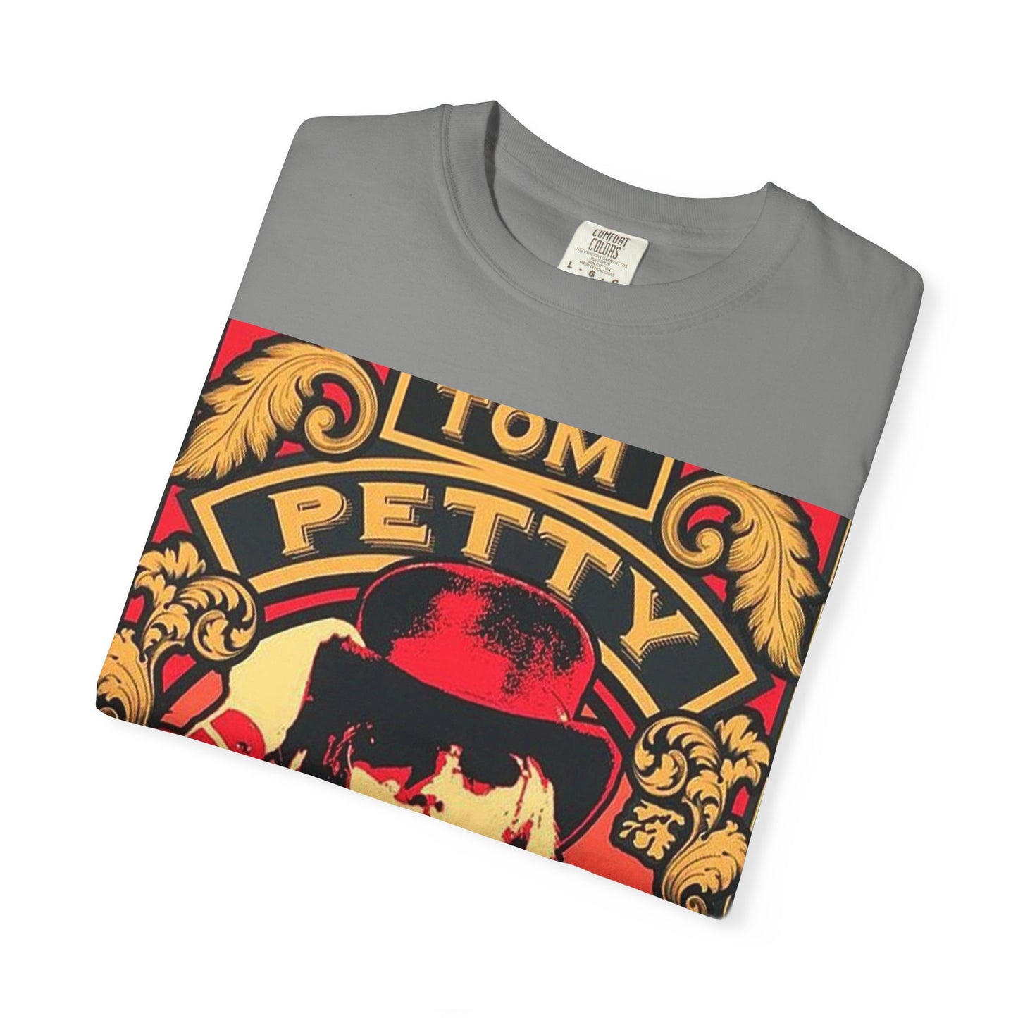 Vintage Rock Tee - Tom Petty Inspired Unisex Garment-Dyed T-shirt, Music Lover Gift, Casual Style, Band Merch, Retro Apparel