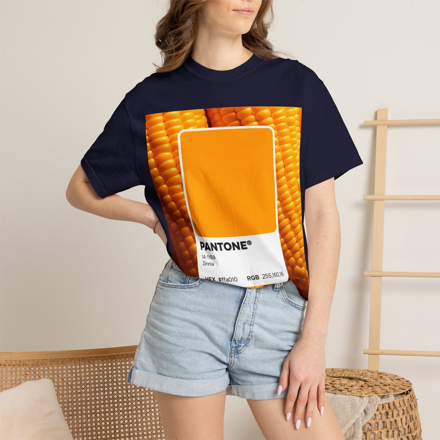Pantone Corn Yellow Graphic T-Shirt