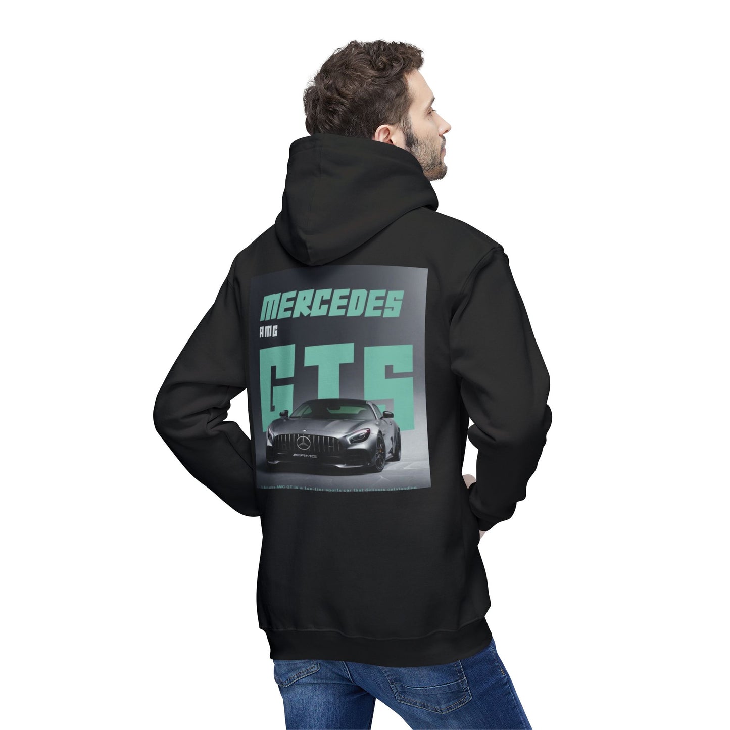 Mercedes AMG GTS Unisex Hooded Sweatshirt, Car Enthusiast Gift, Sportswear, Casual Wear, Automotive Apparel