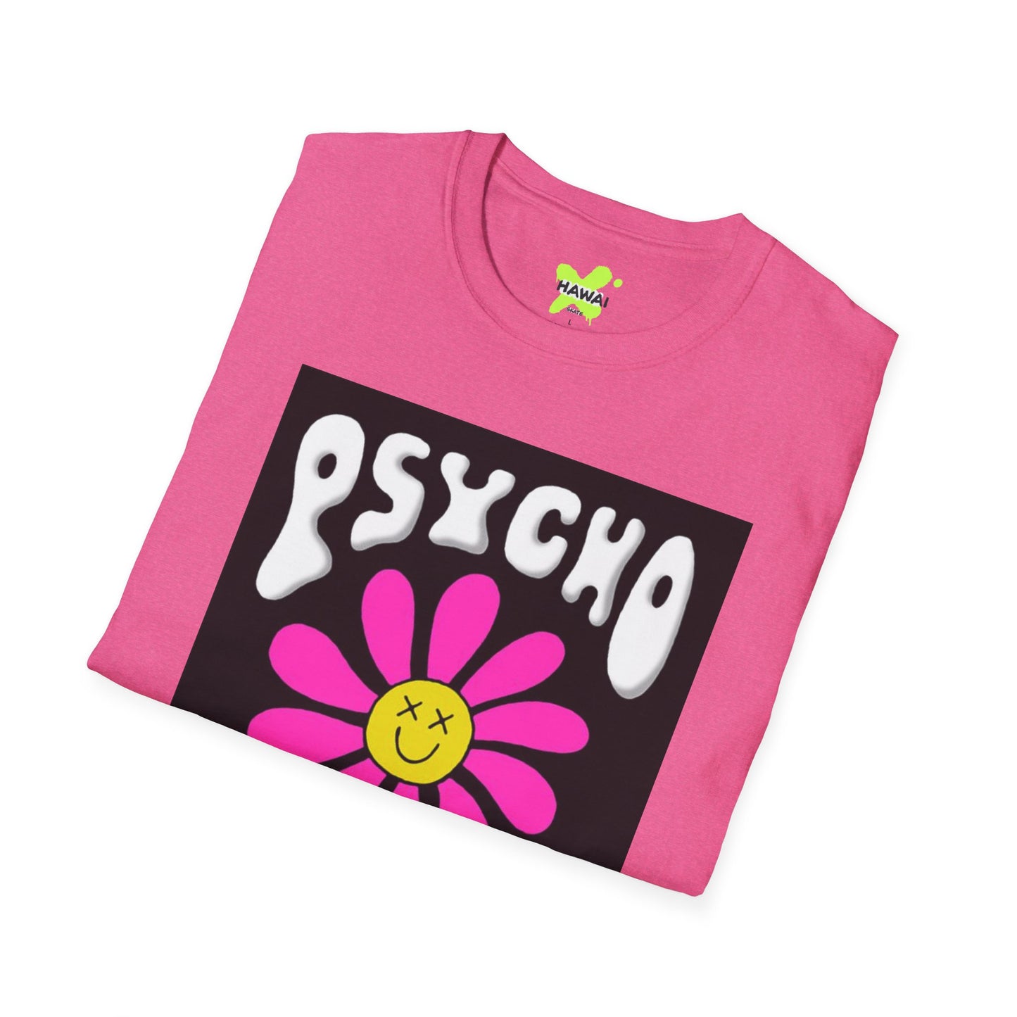 Psychedelic Flower Unisex Softstyle T-Shirt