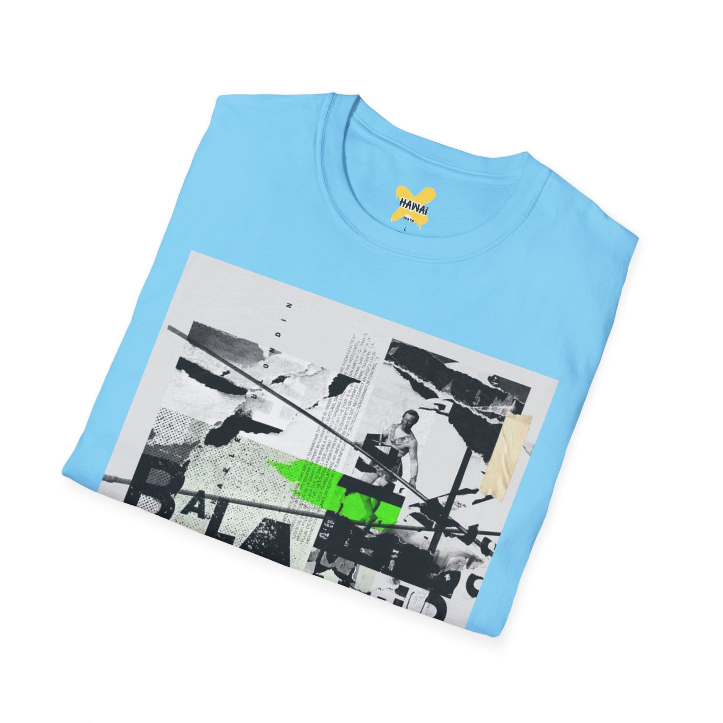 Retro Graphic Tee - Balance Art Design for Casual Style