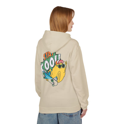 Stay Cool! Unisex Softstyle Fleece Hoodie - Fun & Comfy Skatewear