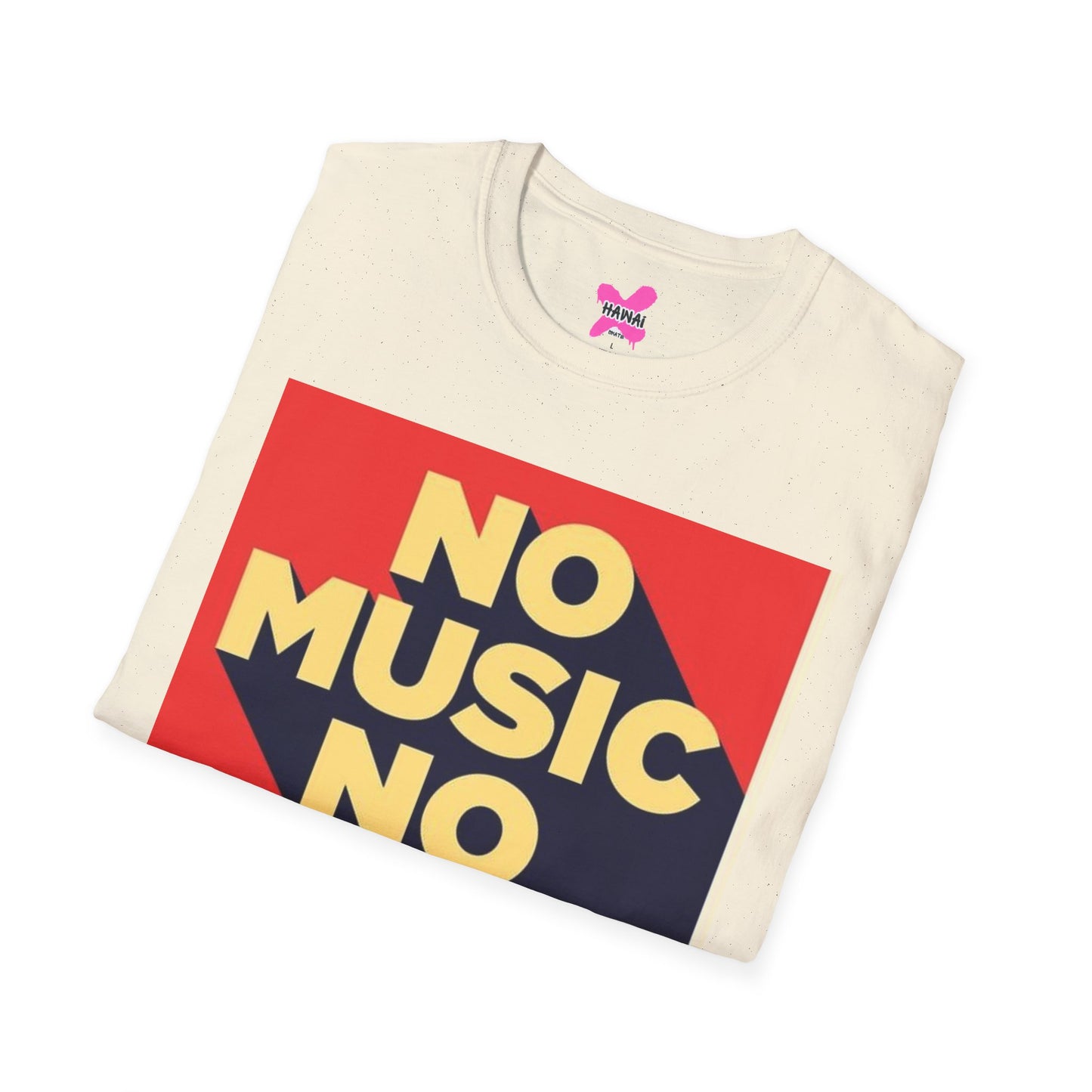 No Music No Life Unisex Softstyle T-Shirt – Music Lover's Essential