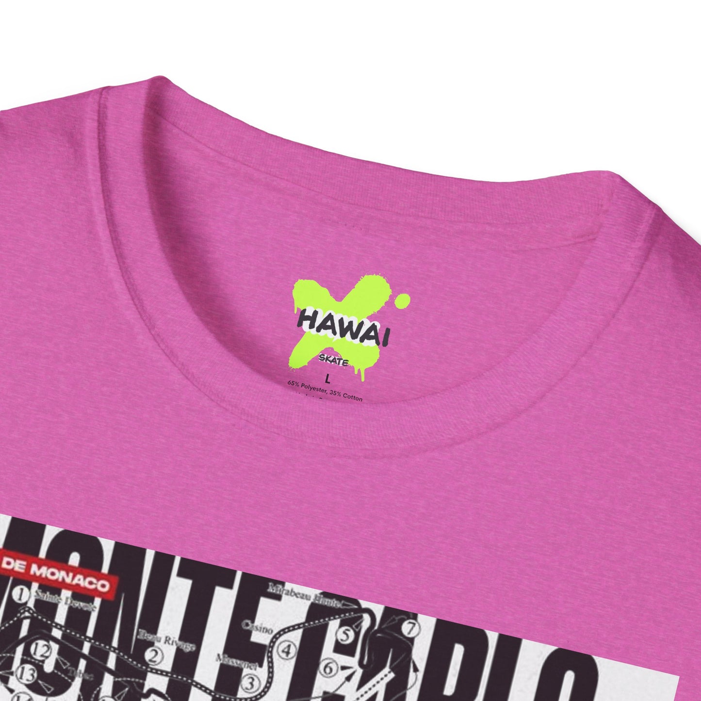 Monte Carlo Racing Graphic T-Shirt - Unisex Softstyle Tee for Car Enthusiasts