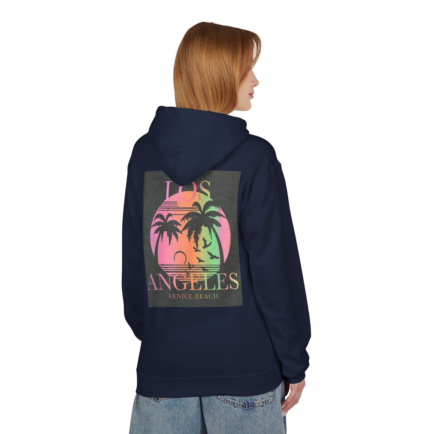 Los Angeles Venice Beach Graphic Hoodie - Cozy Unisex Fleece for Casual Style