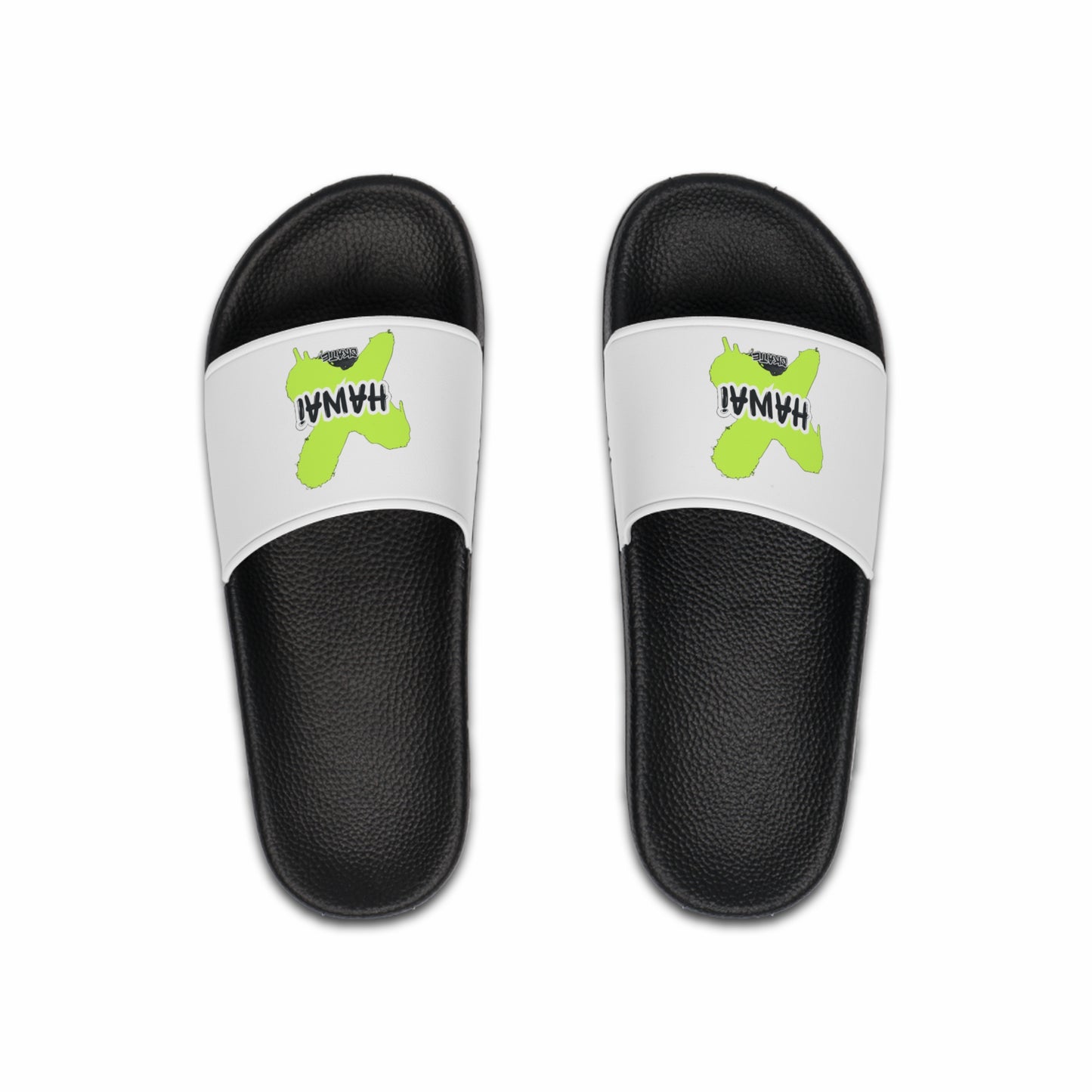 Men's Slide Sandals with Fun Graphic - Perfect for Summer and Vacations