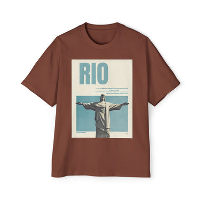 Rio Vintage Poster T-Shirt — Christ the Redeemer Travel Tee