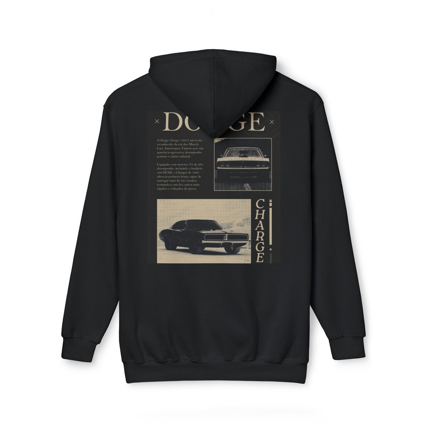 Retro Dodge Charger Unisex Hooded Sweatshirt