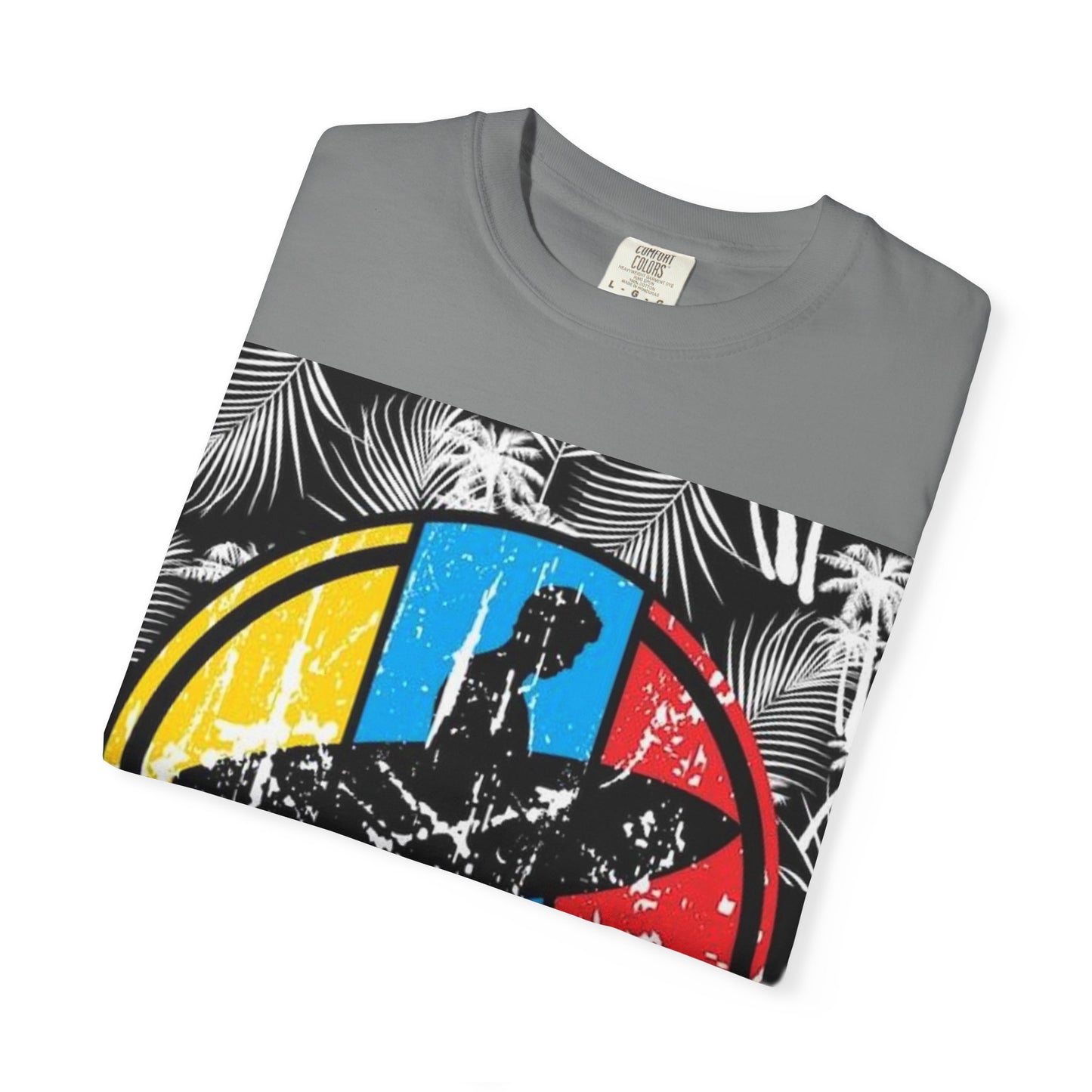 Surf Coast Unisex Garment-Dyed T-shirt - Retro Beach Vibes, Summer Essential, Surfing Gift, Casual Wear, Vacation Style