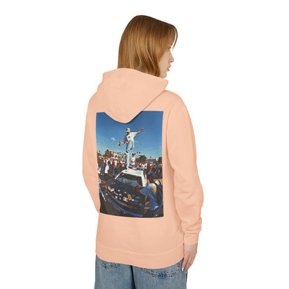 Unisex Lightweight Hooded Sweatshirt - Retro Street Vibe Graphic