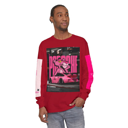 Pink Panther Porsche Long Sleeve T-Shirt