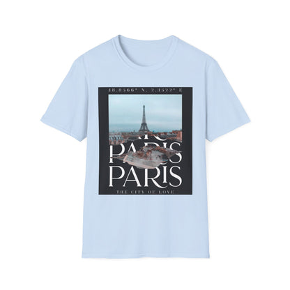 Paris Eiffel Tower Photo Tee — "Paris Paris" Graphic T-Shirt