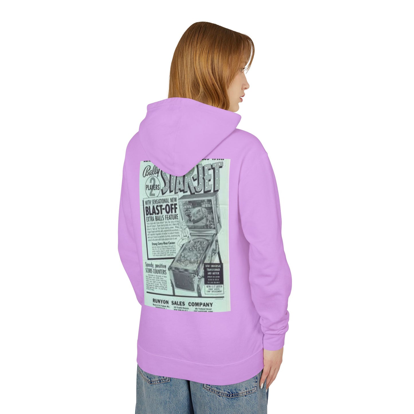 Retro Arcade Inspired Lightweight Hoodie - Perfect for Gamers & Nostalgic Fans