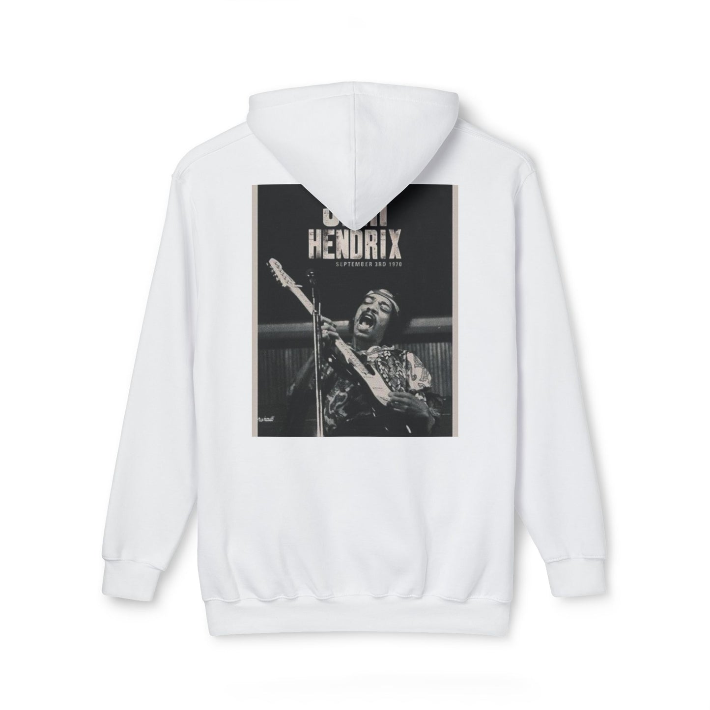 Jimi Hendrix Unisex Hooded Sweatshirt - Vintage Rock Style