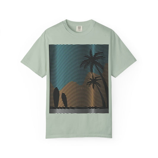 Chill Vibes Unisex Garment-Dyed T-Shirt for Beach Lovers, Summer Casual Wear, Vacation Tee, Relaxed Fit, Gift for Him/Her
