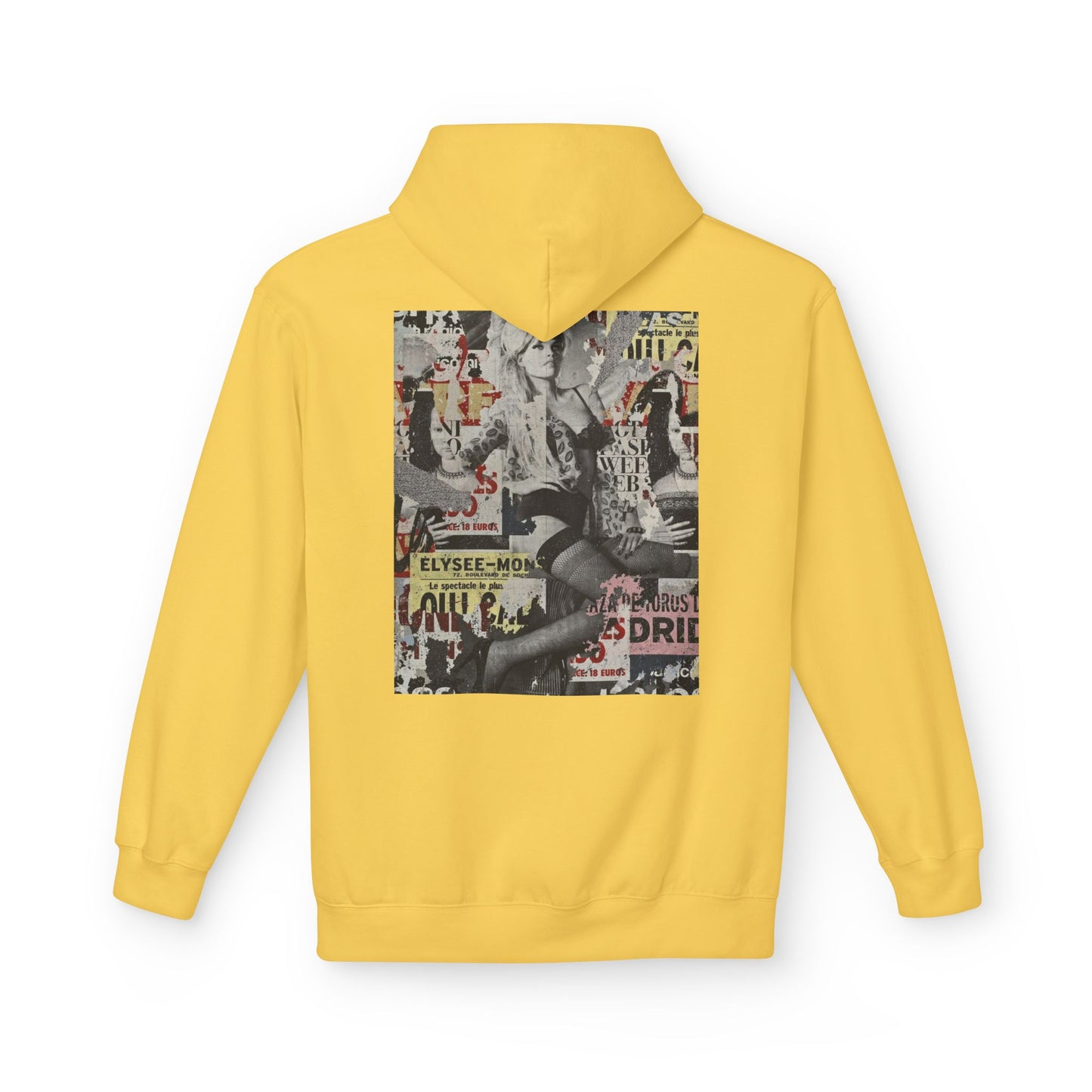 Vintage Graphic Unisex Midweight Fleece Hoodie - Soft Comfortable Layering