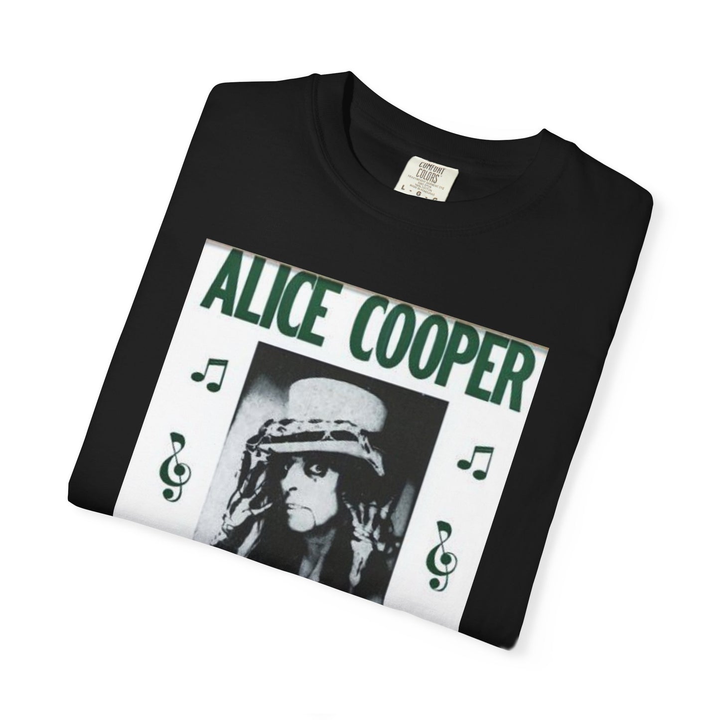 Vintage Alice Cooper Concert T-Shirt - Unisex Garment-Dyed Tee