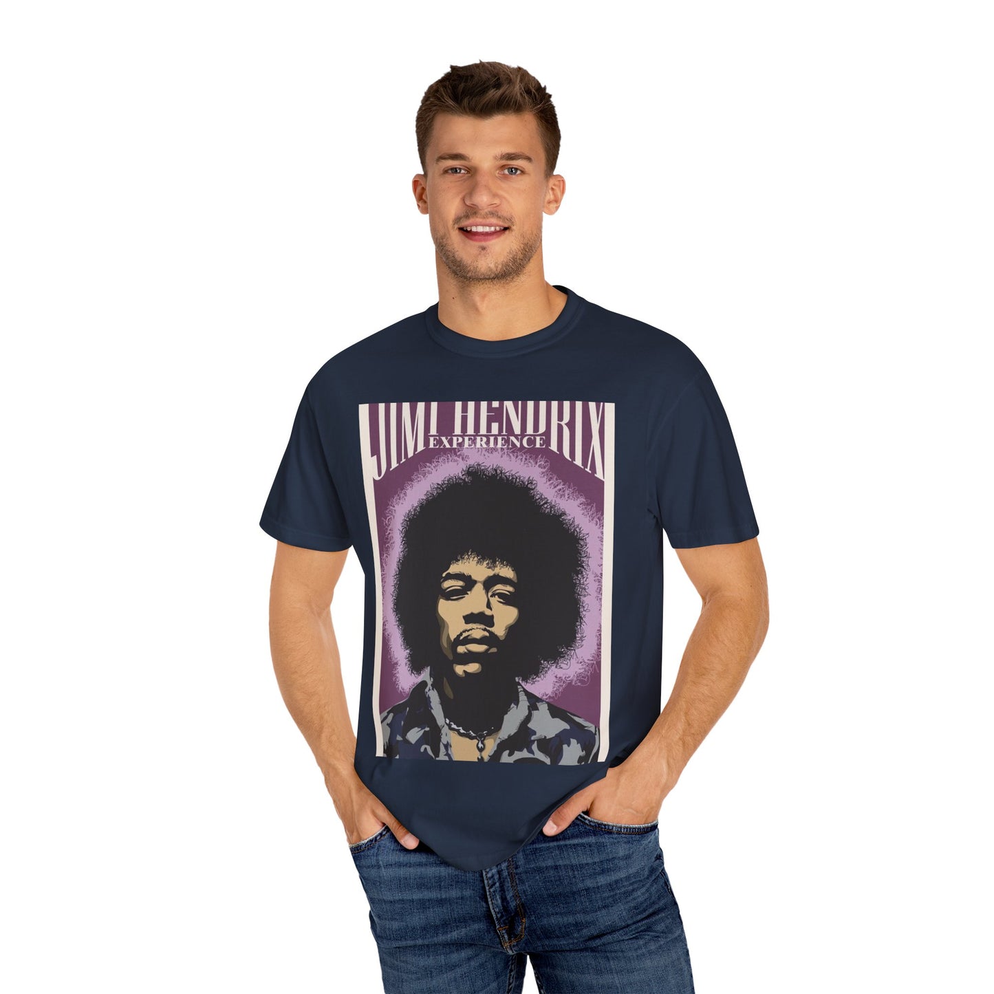 Jim Hendrix Experience Unisex Garment-Dyed T-Shirt - Vintage Rock Tee for Music Lovers