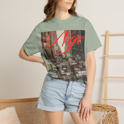 NYC Traffic Photo Tee — Midtown Manhattan Hudson Yards Graphic T-Shirt