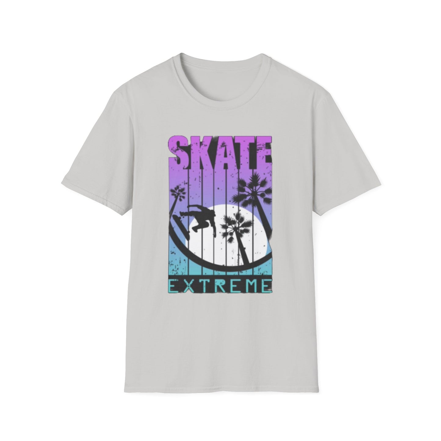 Skate Extreme Unisex Softstyle T-Shirt - Vibrant Graphic Tee for Skate Enthusiasts