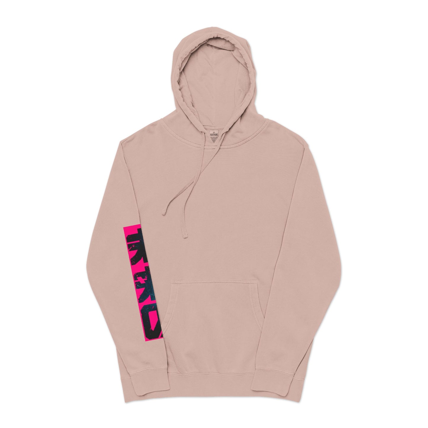Pigment-Dyed Hoodie — Retro Racing Car Graphic ("911 GT3R")